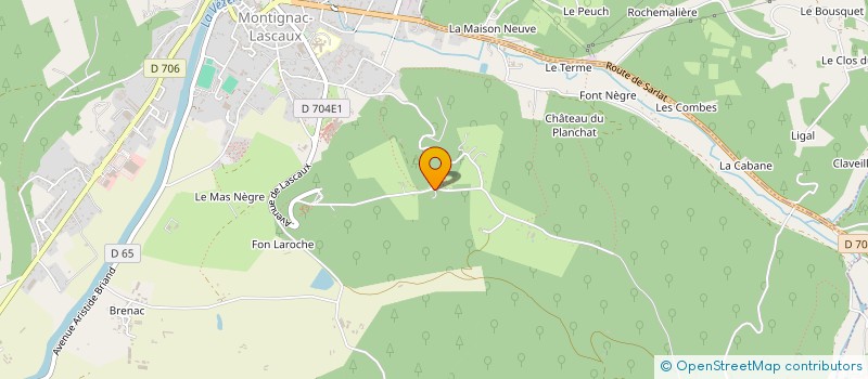 localisation de l'entreprise LES AMIS DU REGOURDOU à MONTIGNAC-LASCAUX