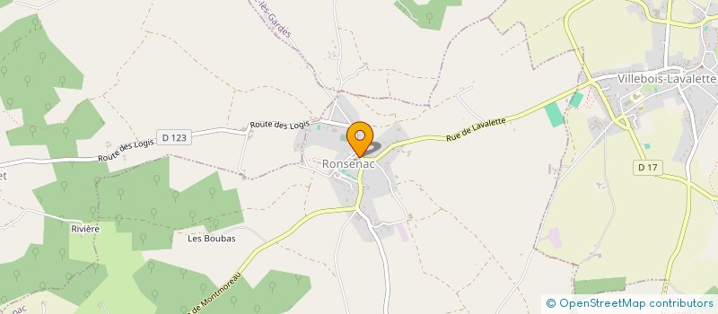 localisation de l'entreprise LES AMIS DU RELAIS  RONSENAC