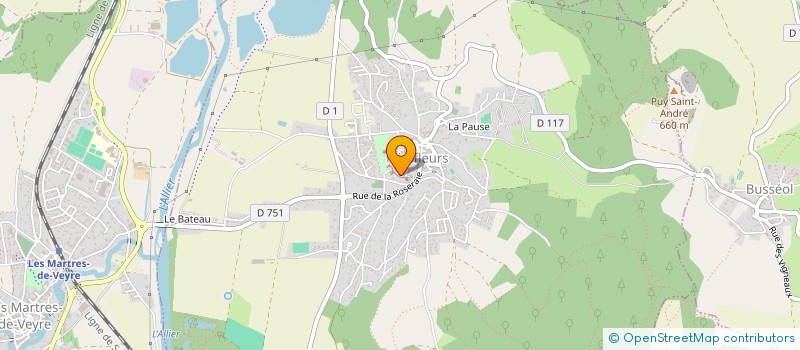 localisation de l'entreprise LES AMIS DU REMPART DE MIREFLEURS  MIREFLEURS