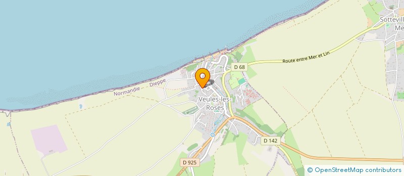 localisation de l'entreprise LES AMIS DU REX - SALLE ANAIS AUBERT  VEULES-LES-ROSES