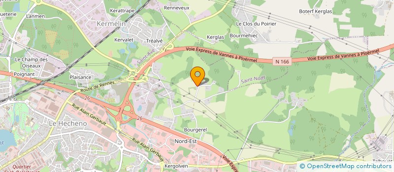 localisation de l'entreprise LES AMIS DU ROHIC à VANNES