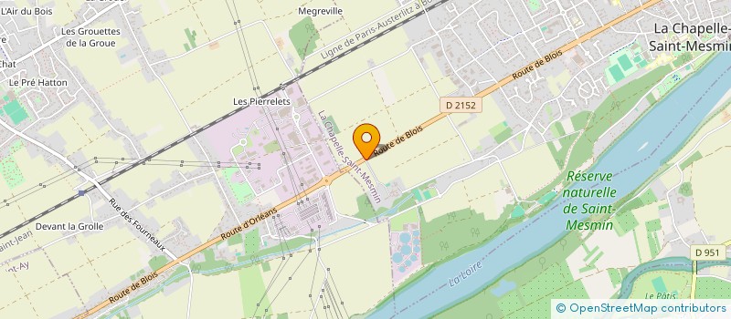 localisation de l'entreprise LES AMIS DU ROLLIN à LA CHAPELLE-SAINT-MESMIN