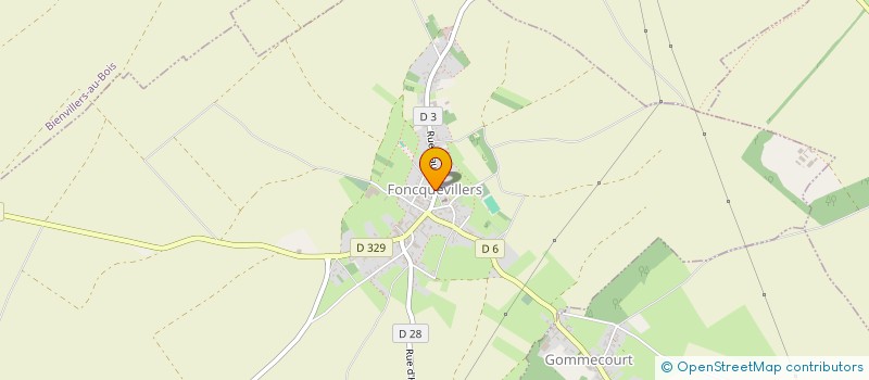 localisation de l'entreprise LES AMIS DU RPI DE FONCQUEVILLERS  FONCQUEVILLERS