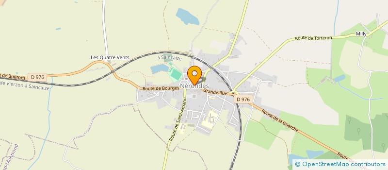 localisation de l'entreprise LES AMIS DU RYTHM  NERONDES