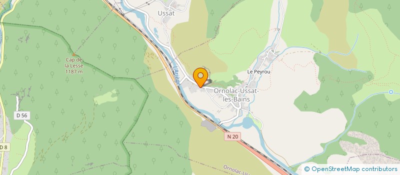 localisation de l'entreprise LES AMIS DU SABARTHES à ORNOLAC-USSAT-LES-BAINS