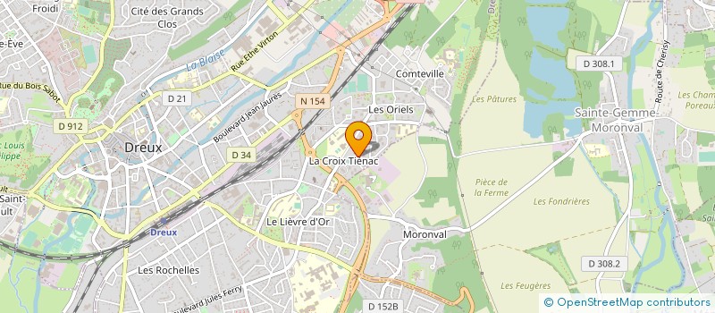 localisation de l'entreprise LES AMIS DU SAHARA à DREUX