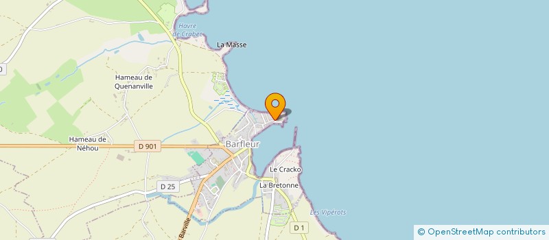 localisation de l'entreprise LES AMIS DU SAINT JACQUES  BARFLEUR