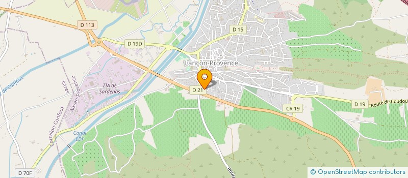 localisation de l'entreprise LES AMIS DU SCRABBLE  LANCON-PROVENCE