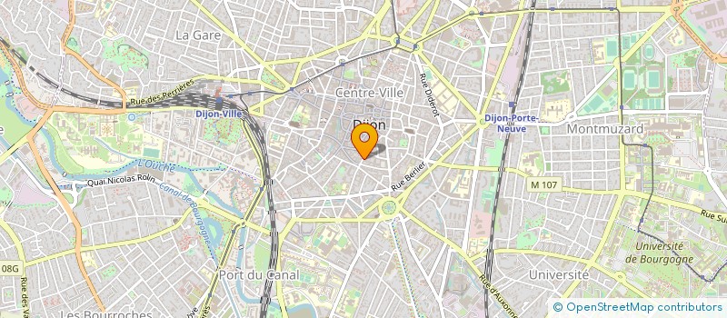localisation de l'entreprise LES AMIS DU SEPT à DIJON