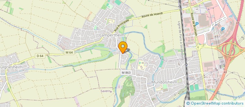 localisation de l'entreprise LES AMIS DU SJOELBAK  LAMPERTHEIM