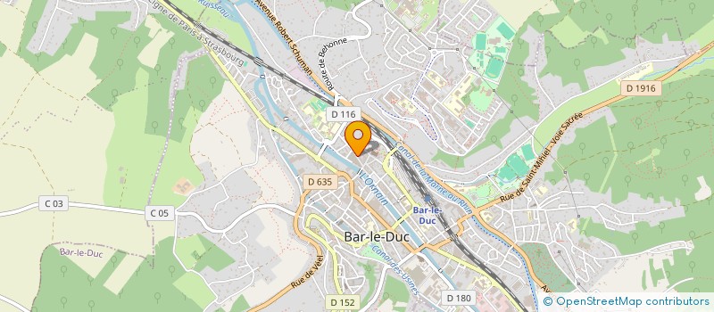 localisation de l'entreprise LES AMIS DU SOCIALISME à BAR-LE-DUC
