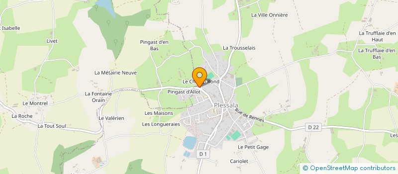 localisation de l'entreprise LES AMIS DU SOLEIL D'OR à LE MENE