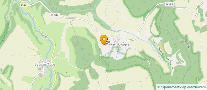 localisation de l'entreprise LES AMIS DU SOUS BOIS à VITRY-EN-MONTAGNE