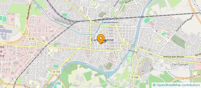 localisation de l'entreprise LES AMIS DU SPORT à CARCASSONNE