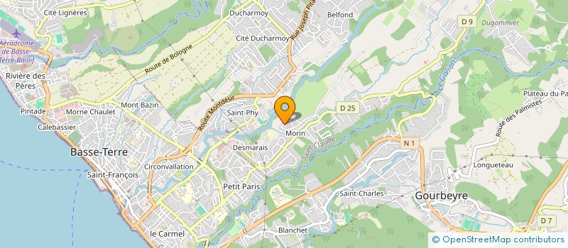 localisation de l'entreprise LES AMIS DU SPORT à SAINT-CLAUDE