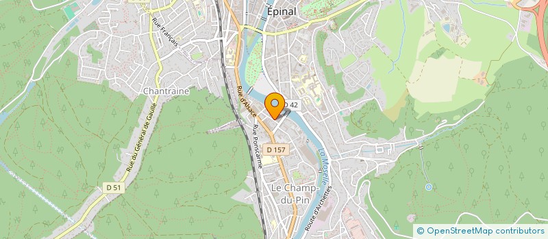 localisation de l'entreprise LES AMIS DU SPORT ET DU DON  EPINAL