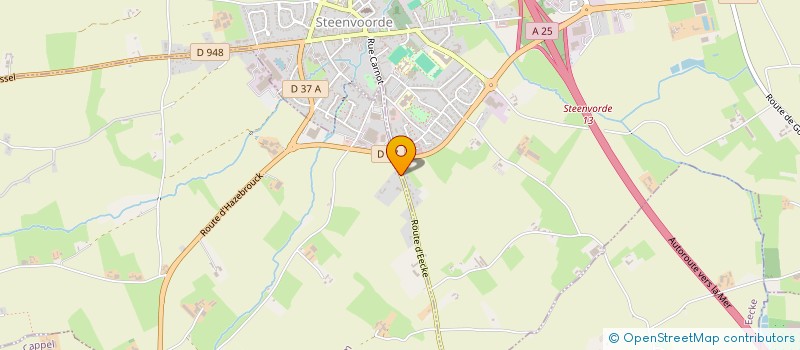 localisation de l'entreprise LES AMIS DU STEENMEULEN à TERDEGHEM