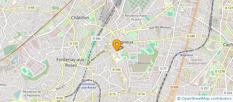 localisation de l'entreprise LES AMIS DU SUD à BAGNEUX