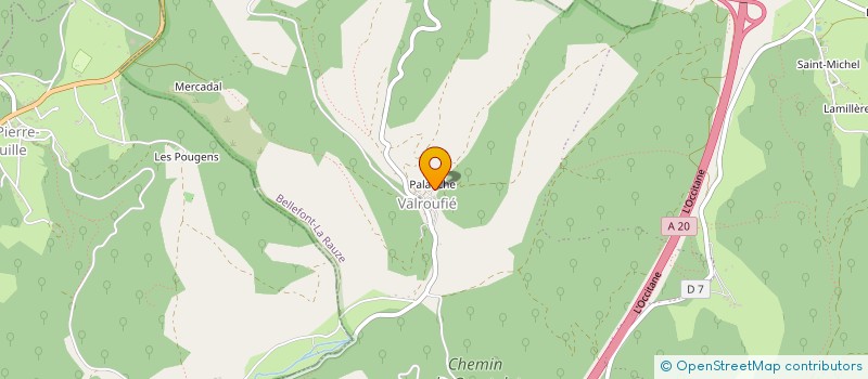 localisation de l'entreprise LES AMIS DU SWING MACHINE DE CAHORS  BELLEFONT-LA RAUZE