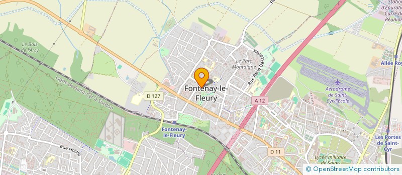 localisation de l'entreprise LES AMIS DU TELETHON à FONTENAY LE FLEURY