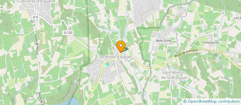 localisation de l'entreprise LES AMIS DU TEMPLE MOTTASSIN  LA MOTTE D'AIGUES