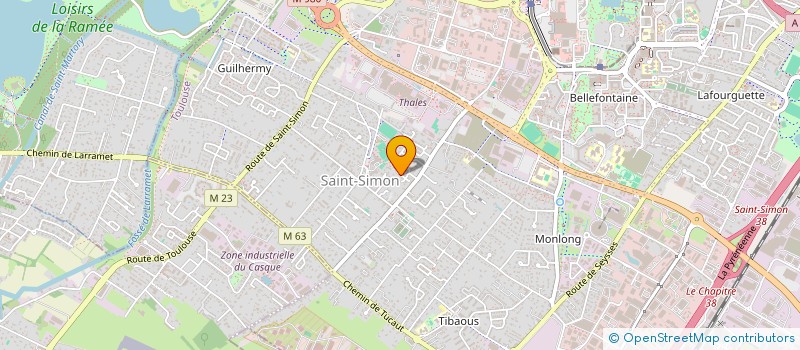 localisation de l'entreprise LES AMIS DU TEMPS DES CERISES à TOULOUSE