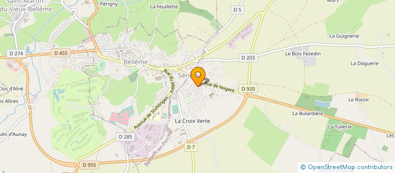 localisation de l'entreprise LES AMIS DU TERTRE à BELFORET-EN-PERCHE