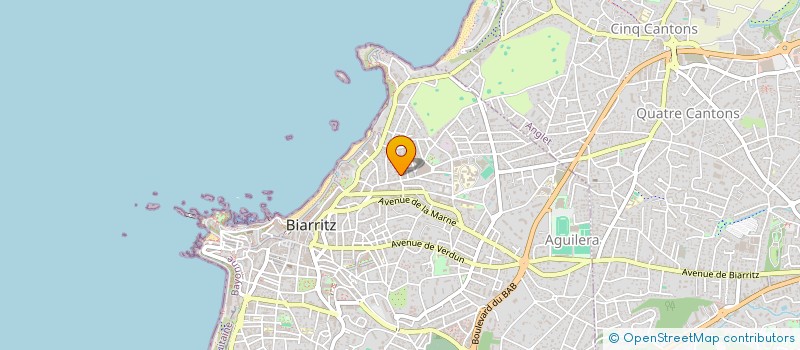 localisation de l'entreprise LES AMIS DU THEATRE à BIARRITZ