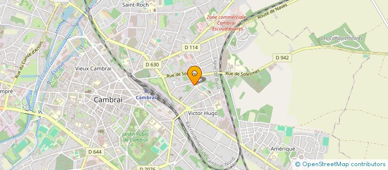 localisation de l'entreprise LES AMIS DU THEATRE DE CAMBRAI à CAMBRAI
