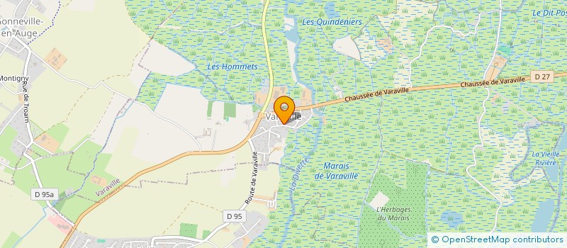 localisation de l'entreprise LES AMIS DU THEATRE DE LA COTE FLEURIE, COMPAGNIE LIONEL CHANU  VARAVILLE