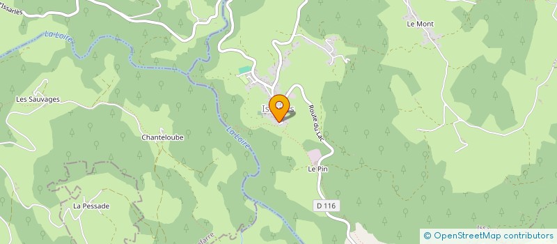 localisation de l'entreprise LES AMIS DU THEATRE DU PLATEAU ARDECHOIS  ISSARLES