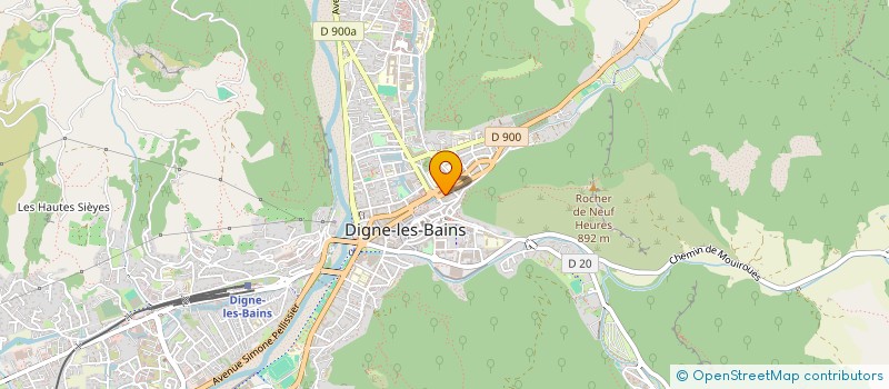 localisation de l'entreprise LES AMIS DU TOP  DIGNE-LES-BAINS