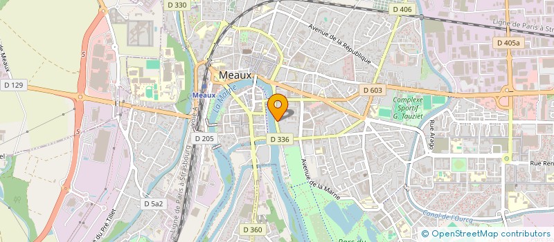 localisation de l'entreprise LES AMIS DU TRIO ODYSSEES à MEAUX