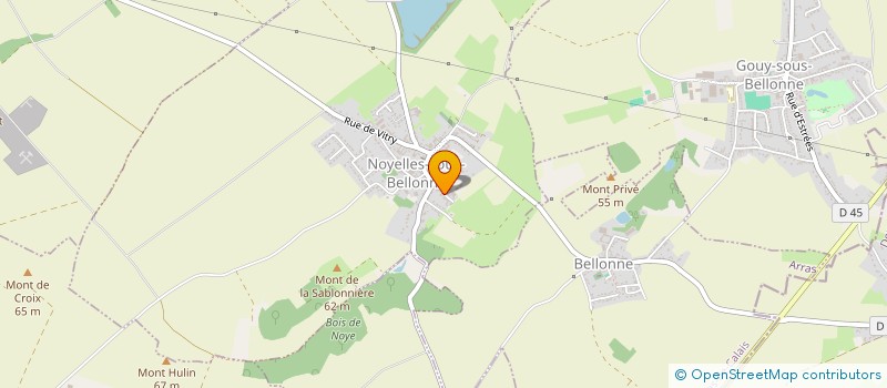 localisation de l'entreprise LES AMIS DU TROISIEME AGE  SAILLY-EN-OSTREVENT