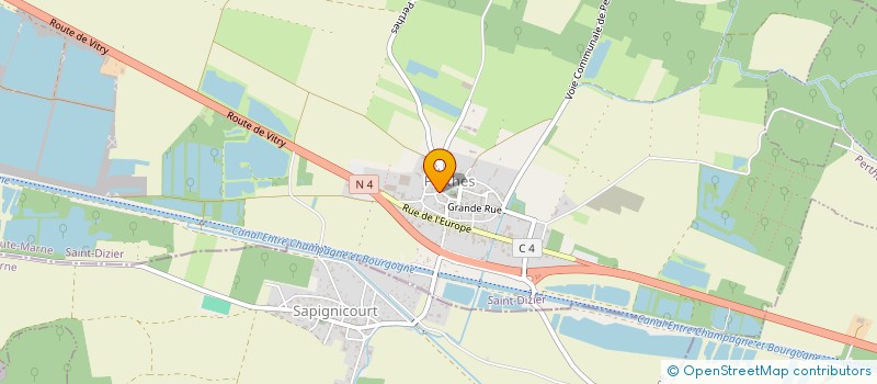 localisation de l'entreprise LES AMIS DU VAL à PERTHES