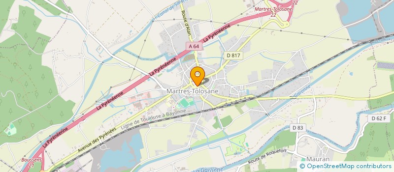 localisation de l'entreprise LES AMIS DU VERBE  MARTRES-TOLOSANE