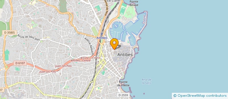 localisation de l'entreprise LES AMIS DU VIEIL ANTIBES à ANTIBES