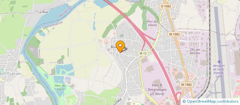 localisation de l'entreprise LES AMIS DU VIEUX BOUTHEON  ANDREZIEUX-BOUTHEON