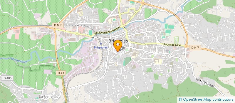 localisation de l'entreprise LES AMIS DU VIEUX BRIGNOLES à BRIGNOLES