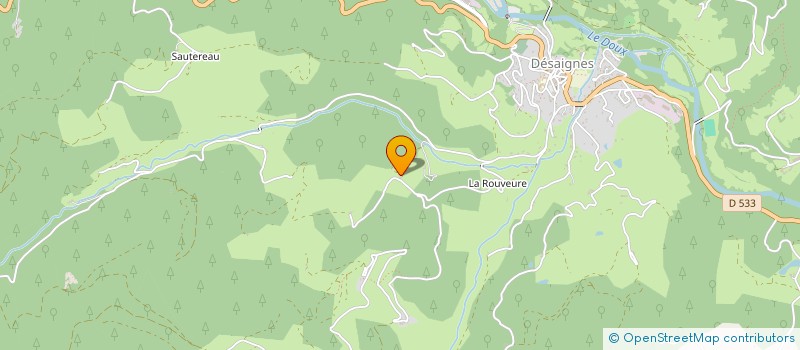 localisation de l'entreprise LES AMIS DU VIEUX DESAIGNES à DESAIGNES