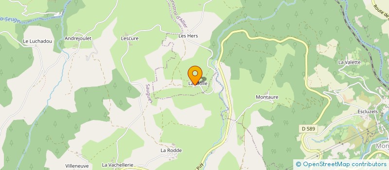 localisation de l'entreprise LES AMIS DU VIEUX FOUR  ALLEYRAS