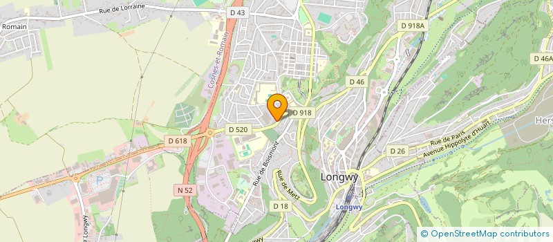 localisation de l'entreprise LES AMIS DU VIEUX LONGWY ET DU PAYS - HAUT à LONGWY
