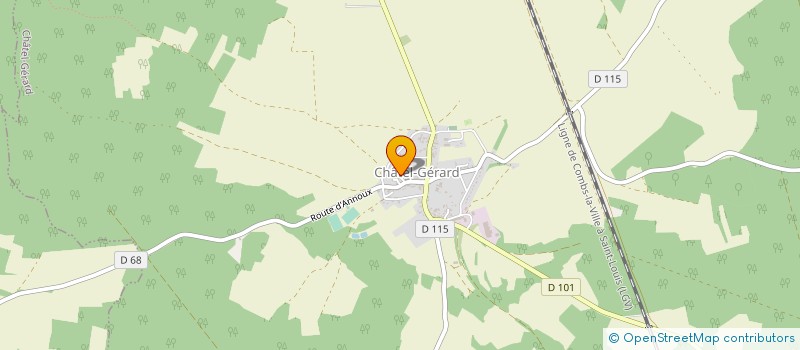 localisation de l'entreprise LES AMIS DU VIEUX NOYERS à NOYERS