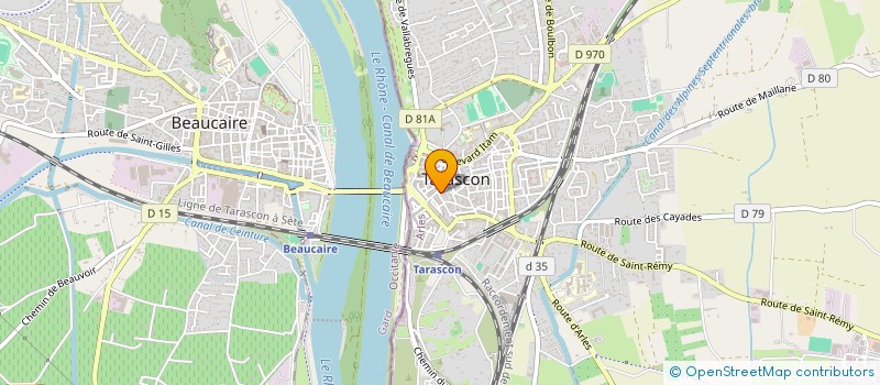localisation de l'entreprise LES AMIS DU VIEUX TARASCON  TARASCON
