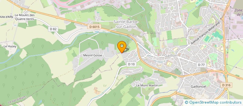 localisation de l'entreprise LES AMIS DU VIN DE GAILLON  GAILLON