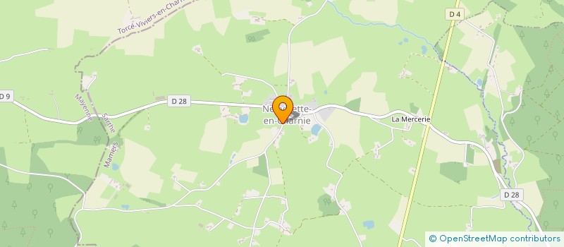 localisation de l'entreprise LES AMIS DU YOGA à SILLE-LE-GUILLAUME