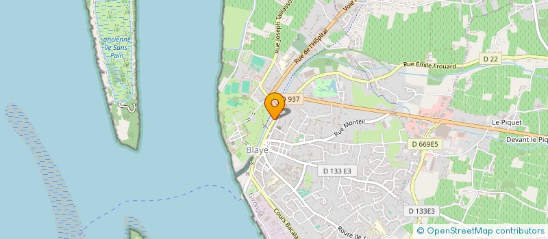 localisation de l'entreprise LES AMIS DU ZOETROPE à BLAYE