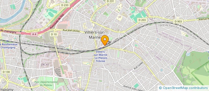 localisation de l'entreprise LES AMIS EXOTIQUE à VILLIERS-SUR-MARNE