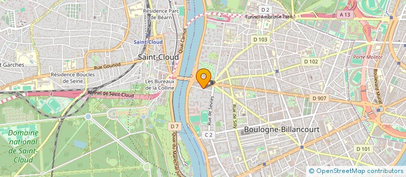 localisation de l'entreprise LES AMIS FRANCAIS DE MATANA à BOULOGNE-BILLANCOURT