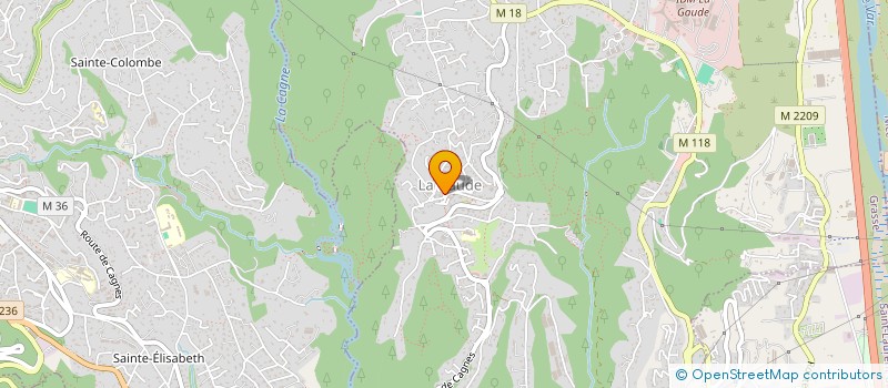 localisation de l'entreprise LES AMIS GAUDOIS à LA GAUDE